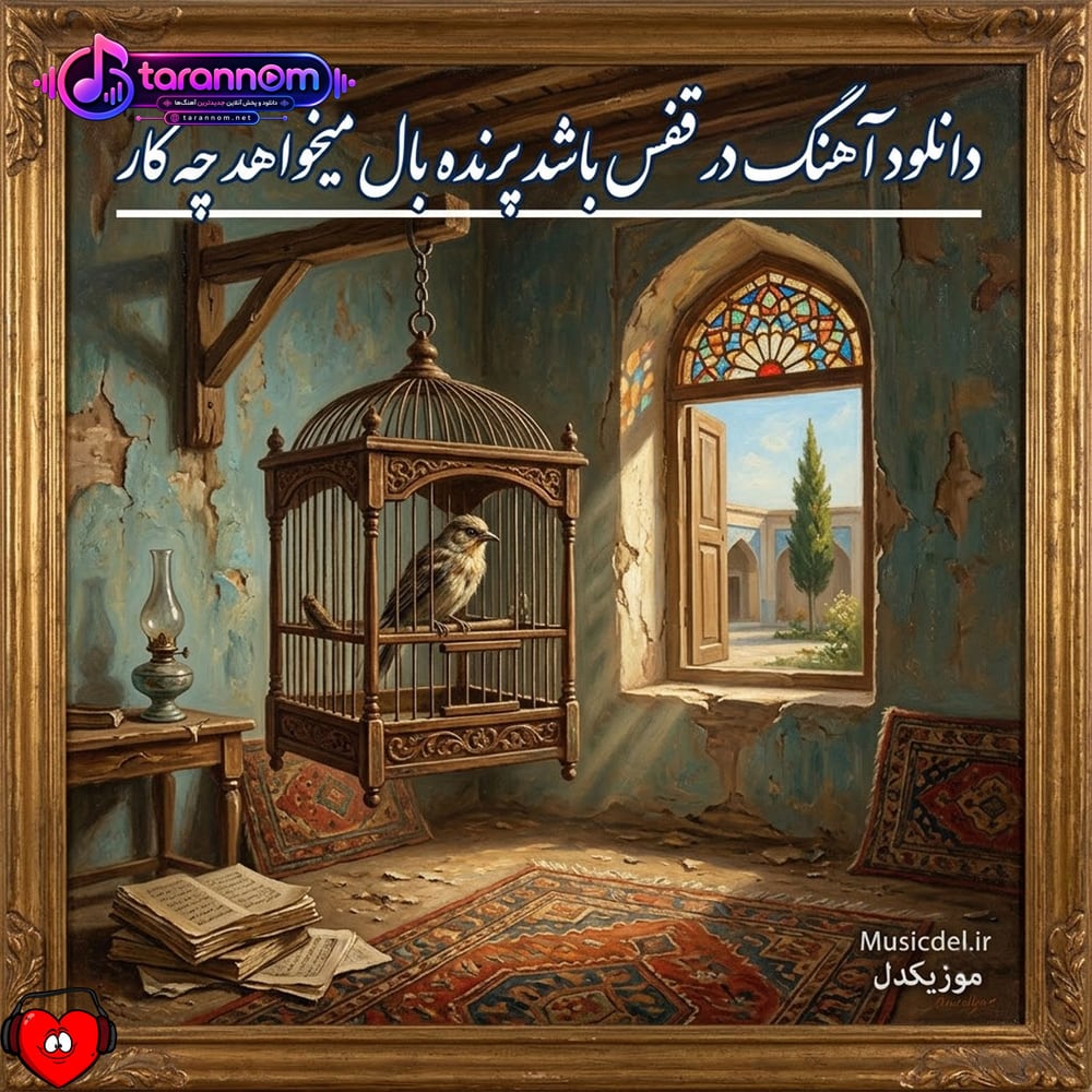 در قفس باشد پرنده بال می خواهد چکار (دکلمه)