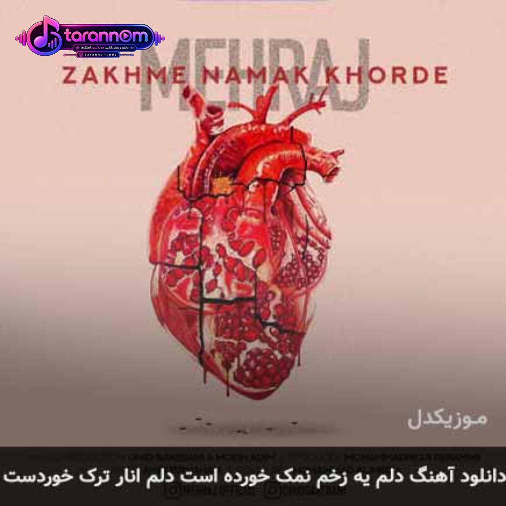 دلم یه زخم نمک خورده است دلم انار ترک خوردست