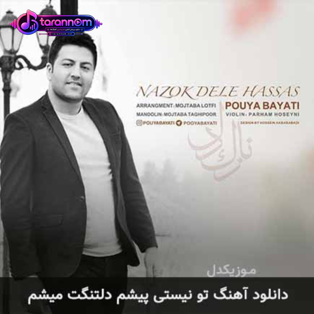 تو نیستی پیشم دلتنگت میشم
