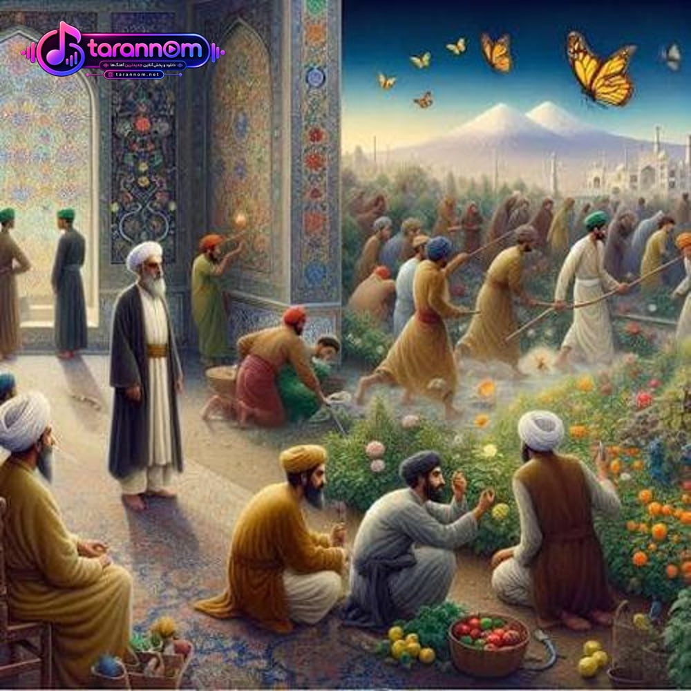طواف حاجیان دارم بگرد یار میگردم
