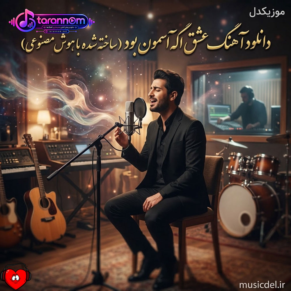 عشق اگه آسمون بود تو ابری بودی و تار (هوش مصنوعی)