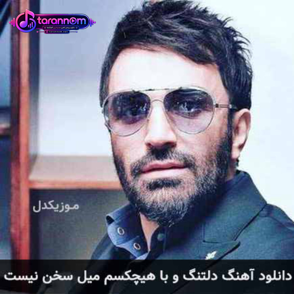 دلتنگم و با هیچکسم میل سخن نیست