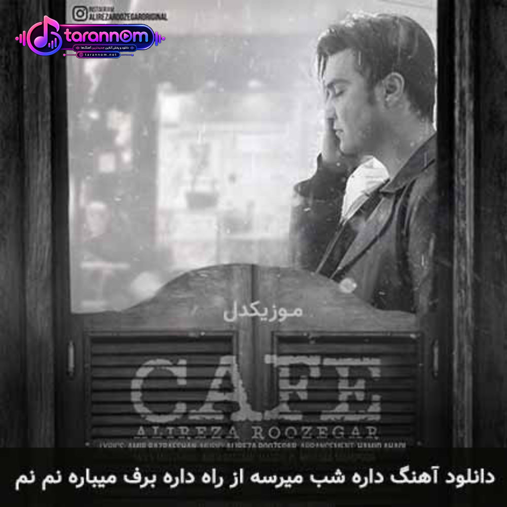 داره شب میرسه از راه داره برف میباره نم نم