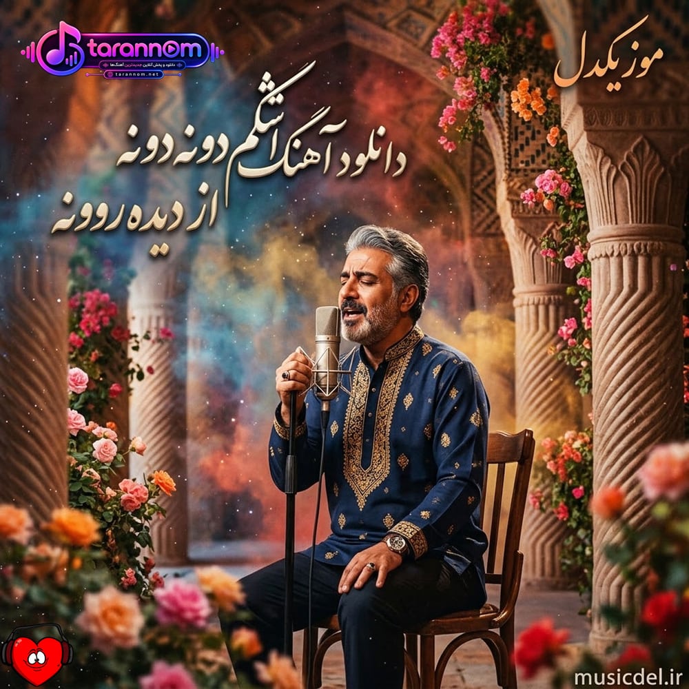 اشکم دونه دونه از دیده روونه