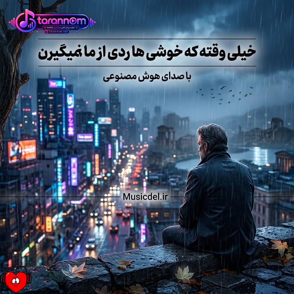 خیلی وقته که خوشی ها ردی از ما نمیگیرن (هوش مصنوعی)